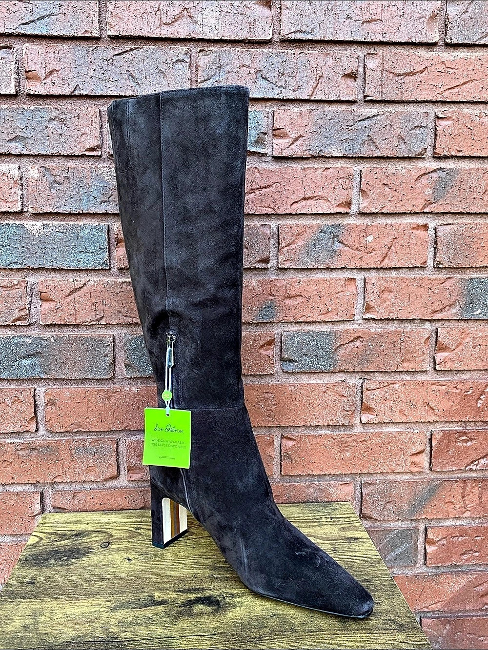 WNWT Sam Edelman Sylvia Brown Suede Knee High Boots 10